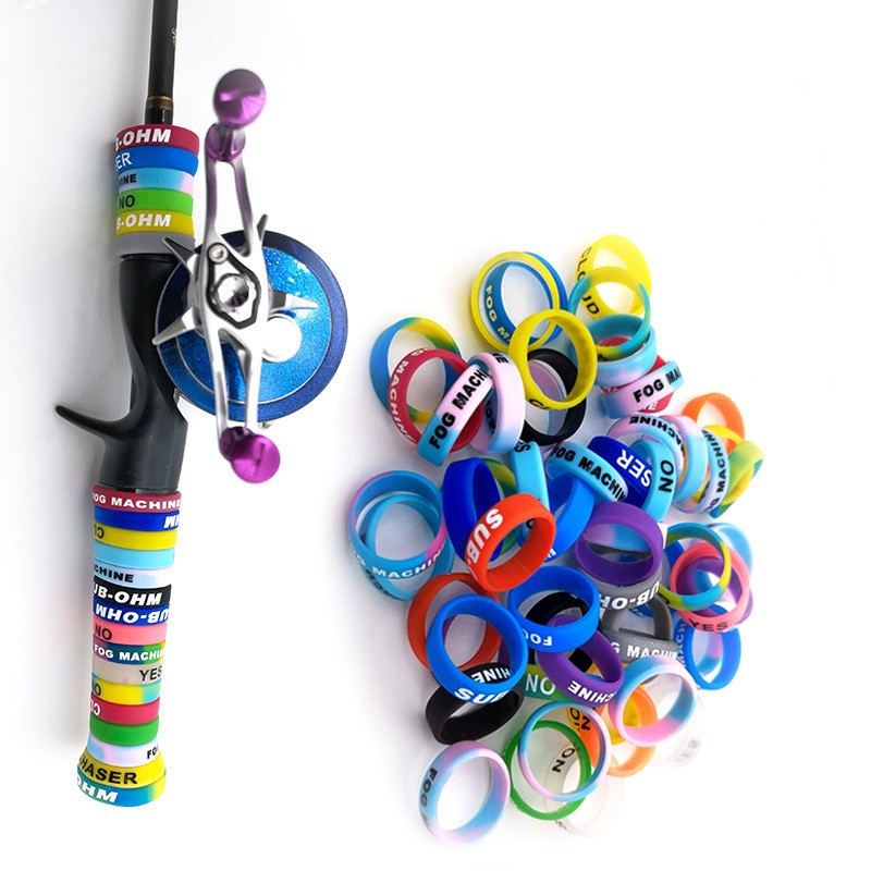 Vape Band Silicone - 10pcs/lot Fishing Rod Handle Protective Case