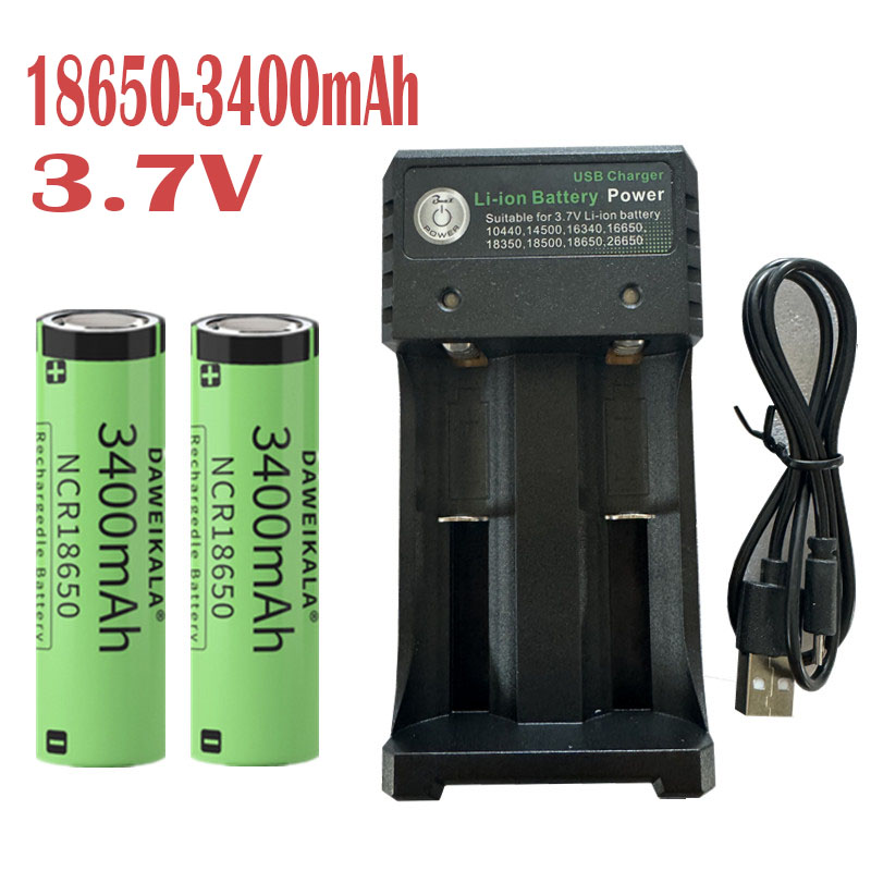 Vape Battery 18650 - Premium 18650B 3400mAh 3.7V Battery with
