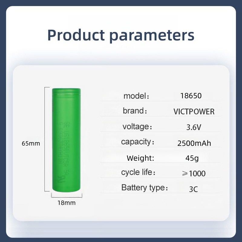 Vape Battery 18650 - Victpower Genuine High Capacity 18650 Battery