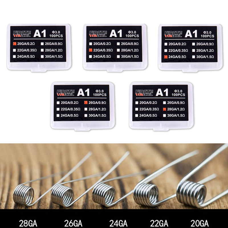 Coil Building Kit - 100Pcs/box High Quality A1 Coil Wire