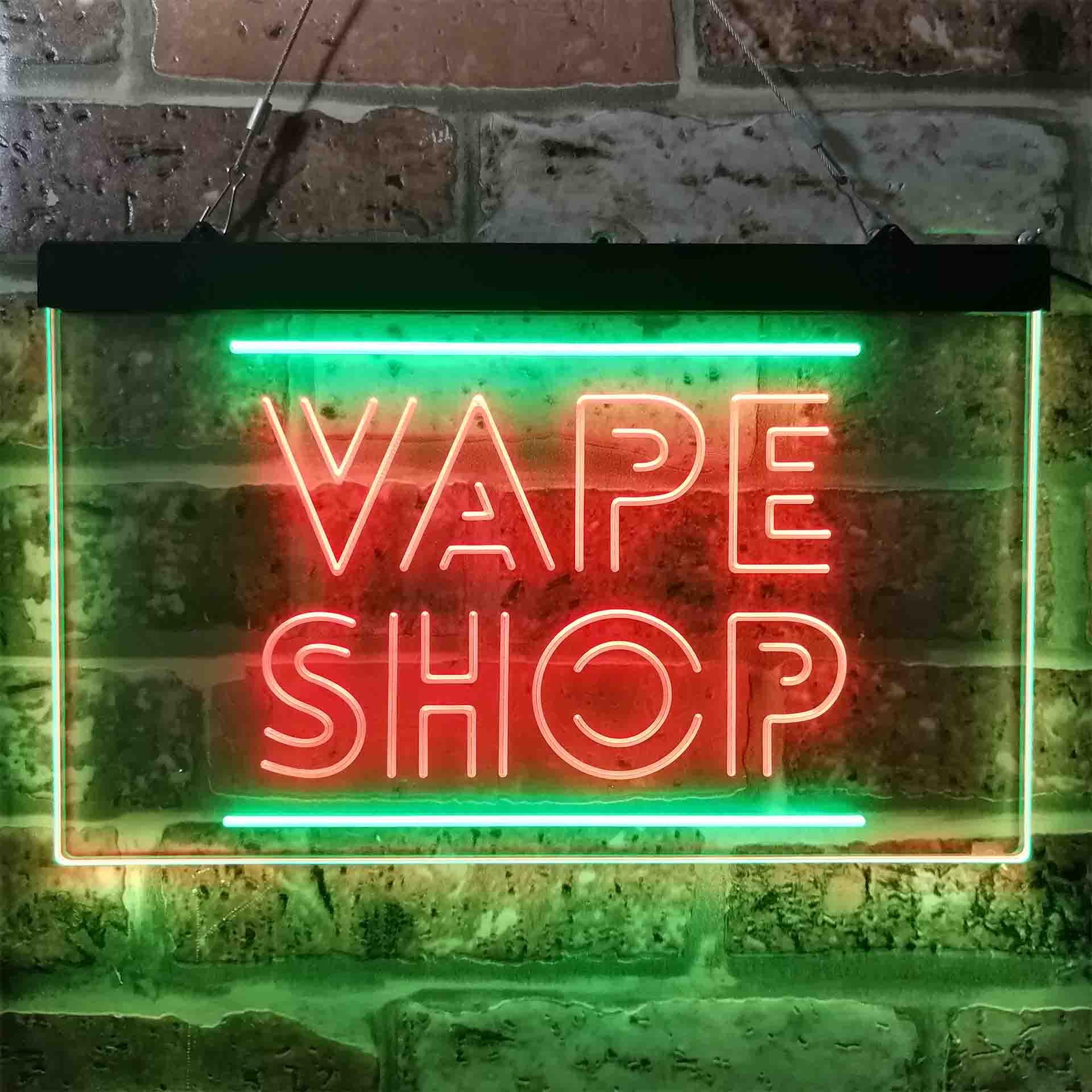 VAPE SHOP Dual Color Led Neon  - Vaping Shop recension och pris