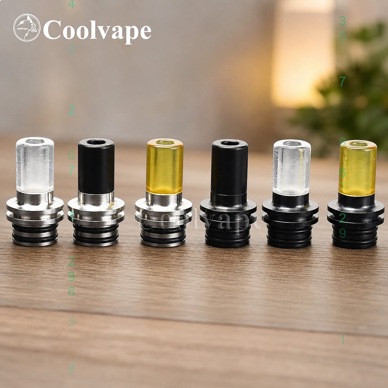 510 MTL Drip Tip Heat Resistan - Accessories For Vaping recension och pris