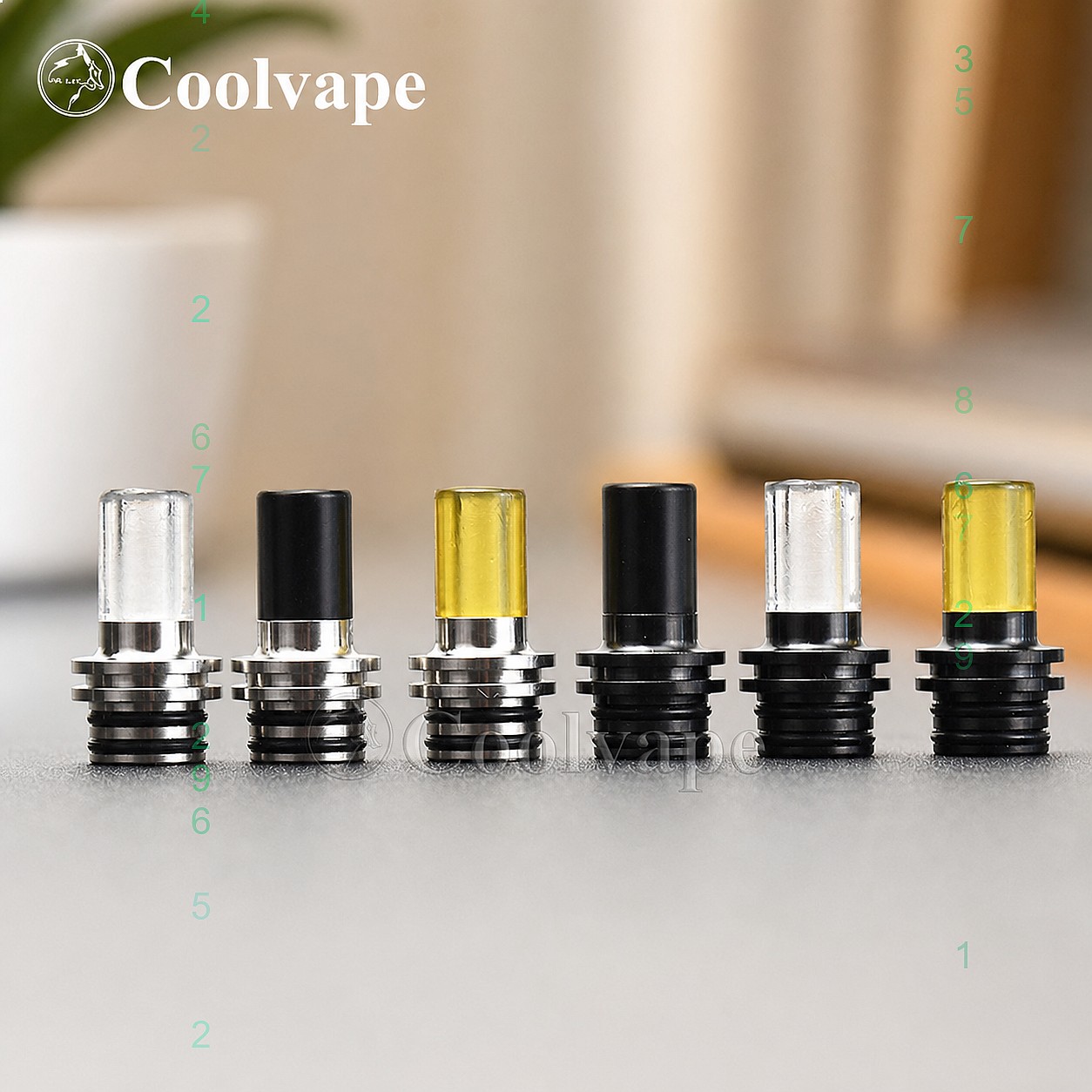 510 MTL Drip Tip Heat Resistan - Accessories For Vaping recension och pris