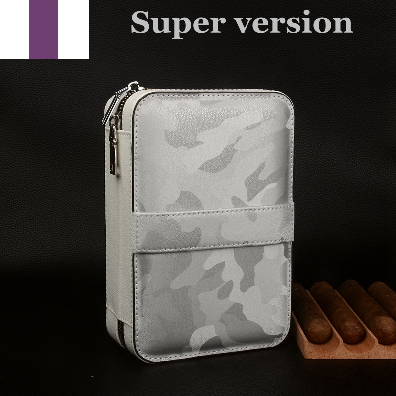 Leather Travel Cigar Case Hold - Vape Ring recension och pris