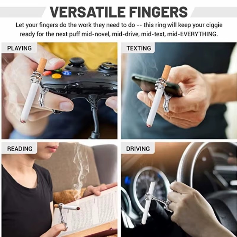Funny Cigarette Hand Holder Sm - Vape Ring recension och pris
