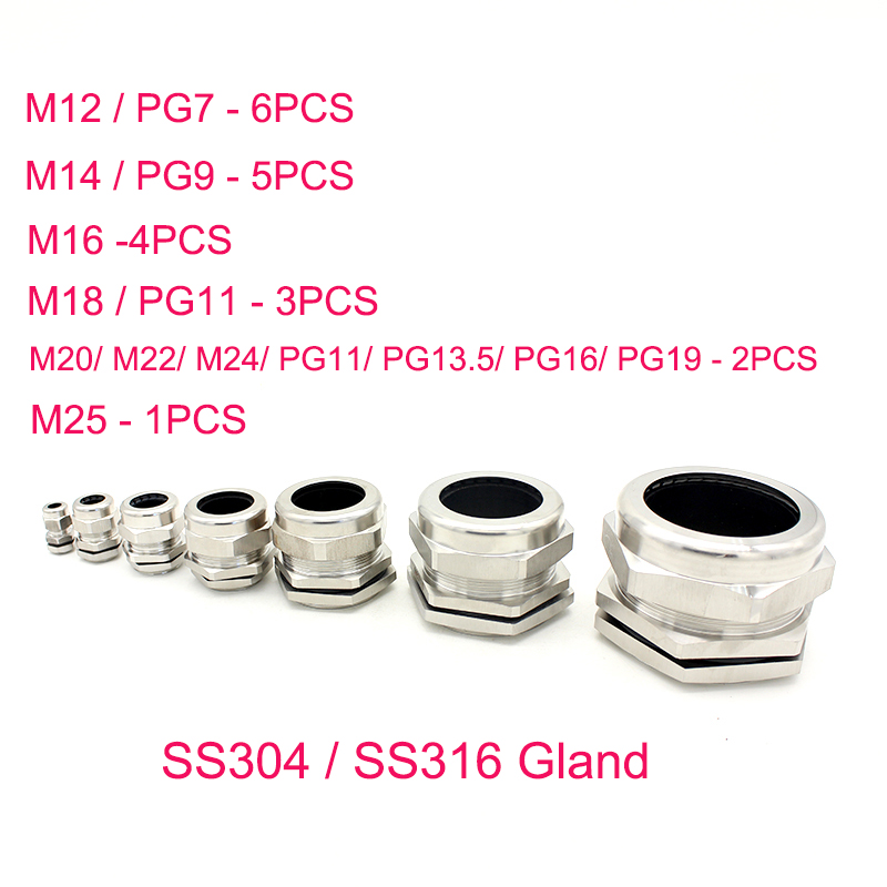 Stainless Steel Cable Gland SS - Stainless Wire Ss316 recension och pris
