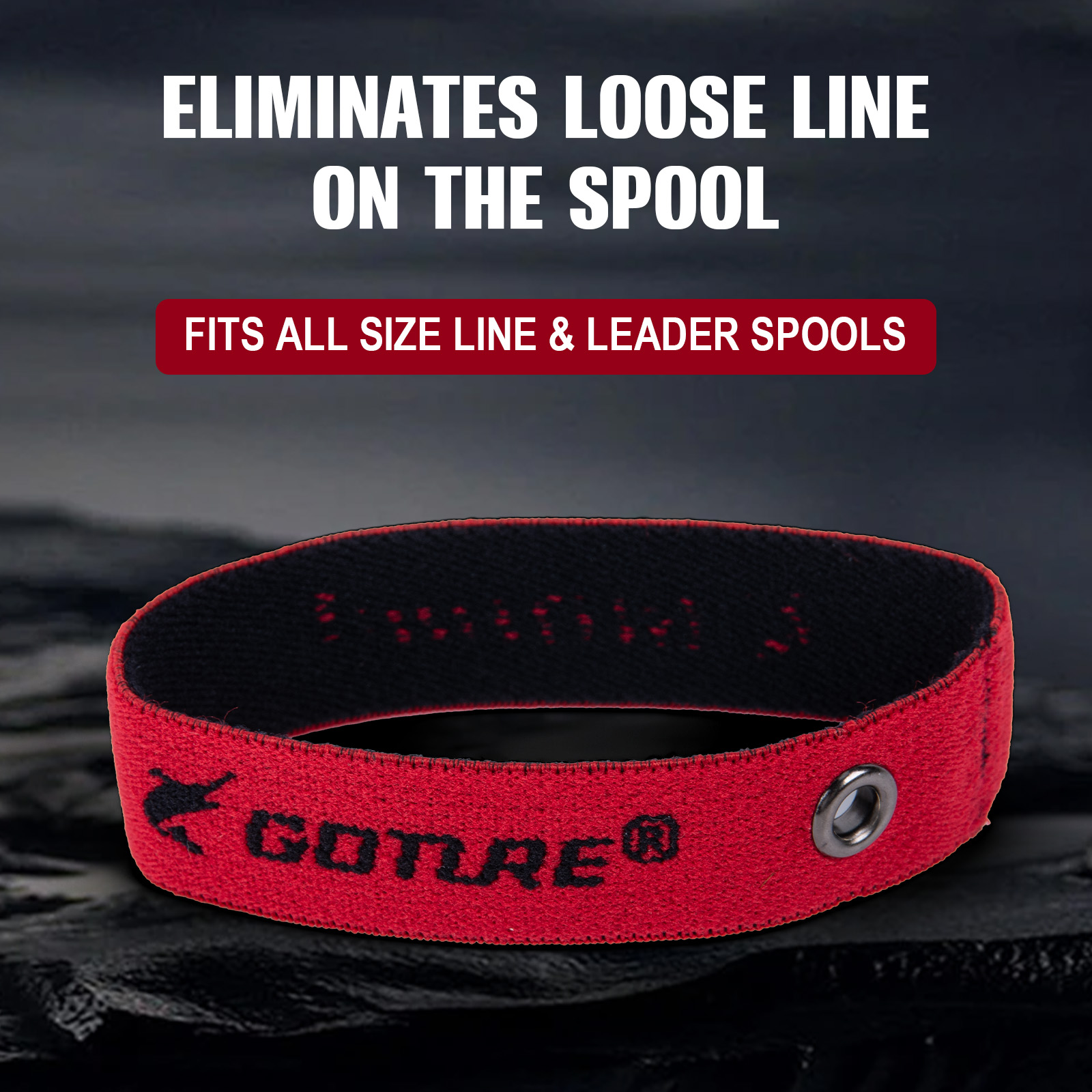 Goture Fishing Spool Line Band - Mesh Coil Strip recension och pris