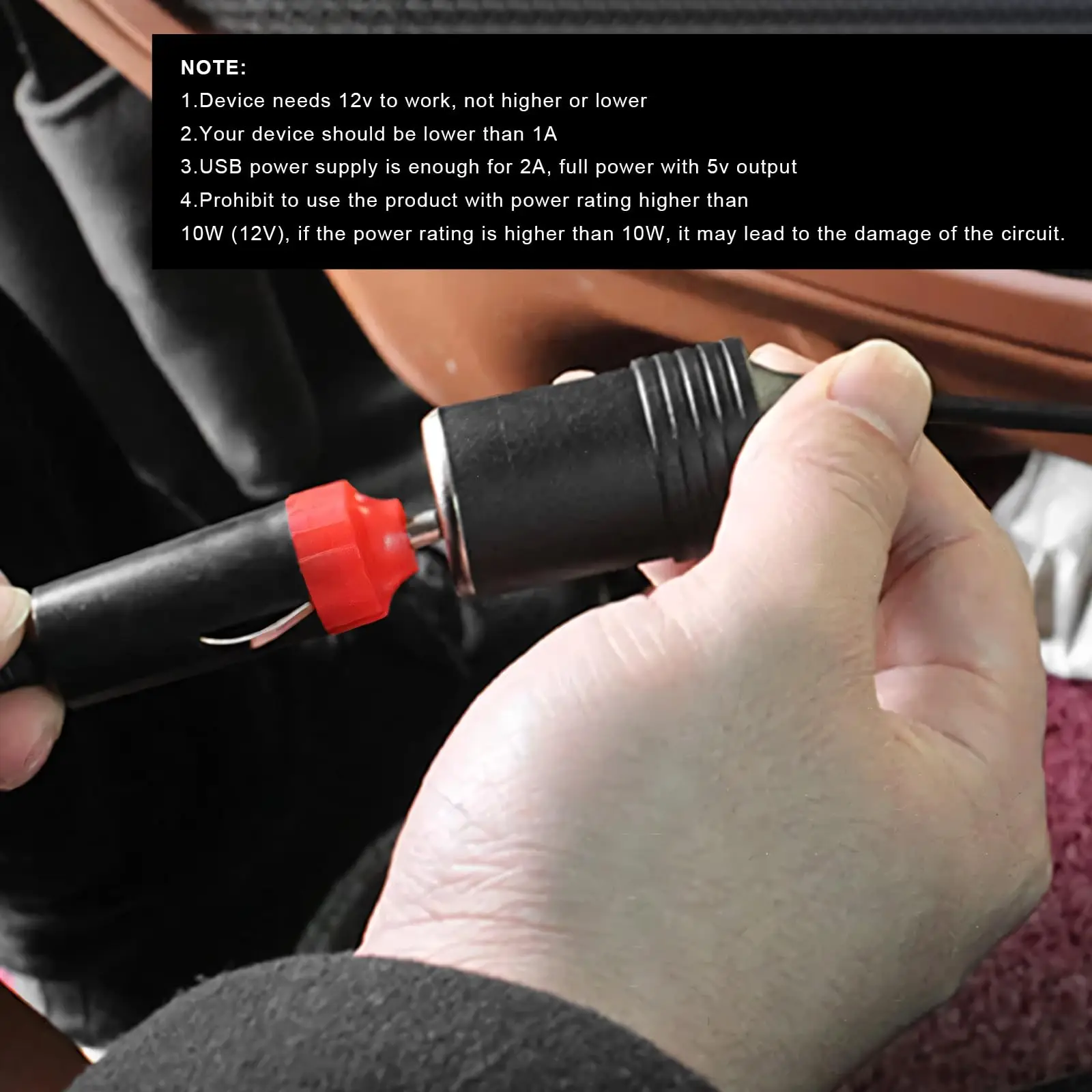 5V To 12V Cigarette Lighter So - Accessories Experts Vape recension och pris
