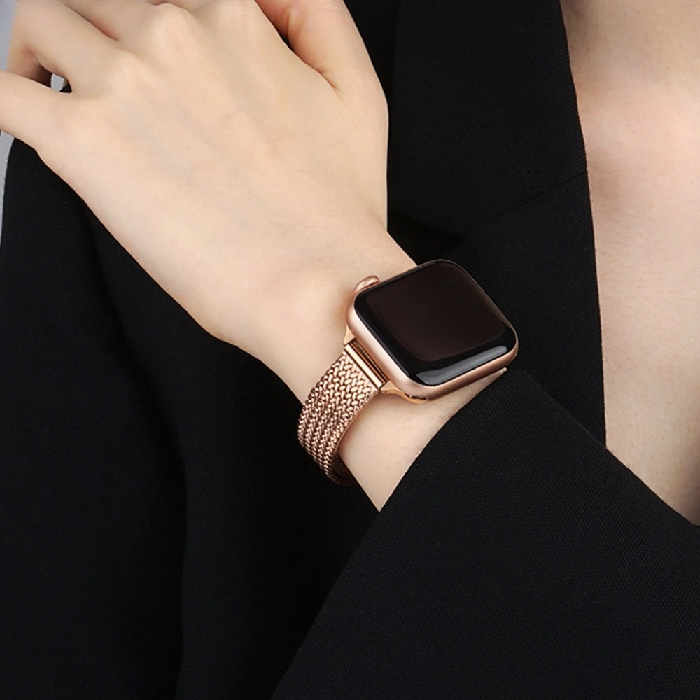 Band for Apple Watch Series 9  - Mesh Coil Strip recension och pris