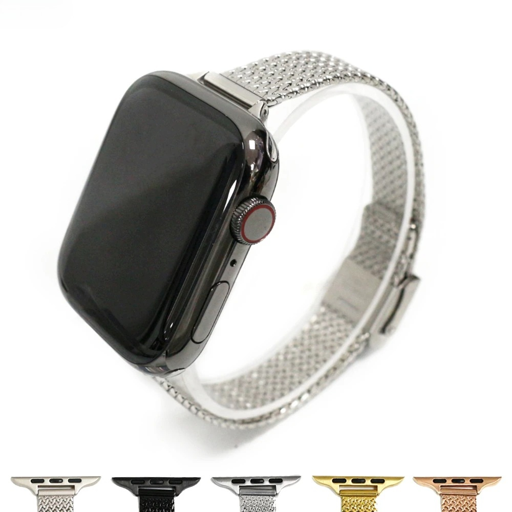 Band for Apple Watch Series 9  - Mesh Coil Strip recension och pris