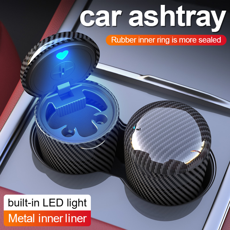 One-Click Open Car Ashtray Wit - Vape Decoration recension och pris