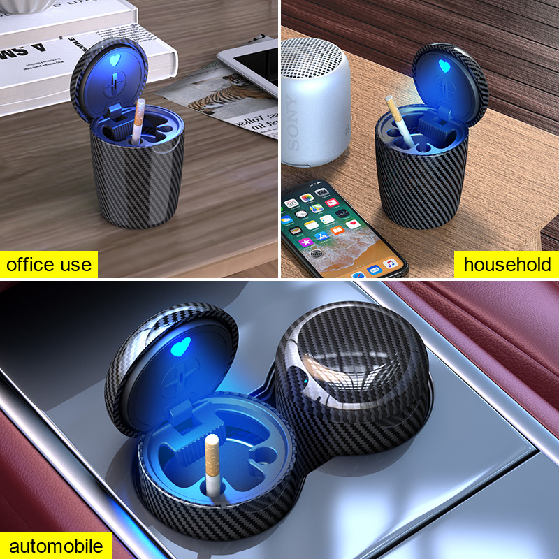 One-Click Open Car Ashtray Wit - Vape Decoration recension och pris
