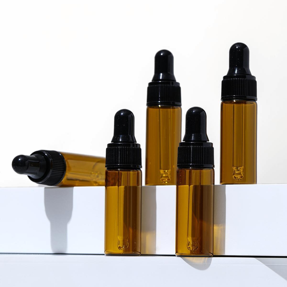 10pcs Dark Amber Glass Dropper - Juice Bottle Dropper recension och pris