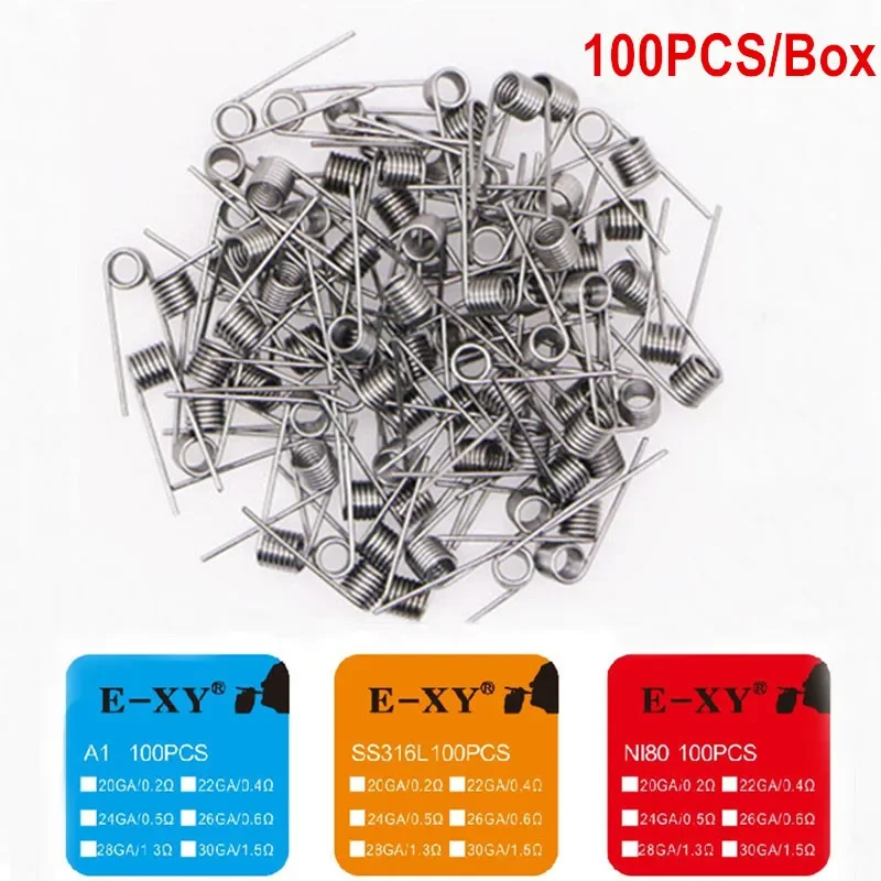 100PCS/BOX Prebuilt Coil Wire  - Coil Building Kit recension och pris