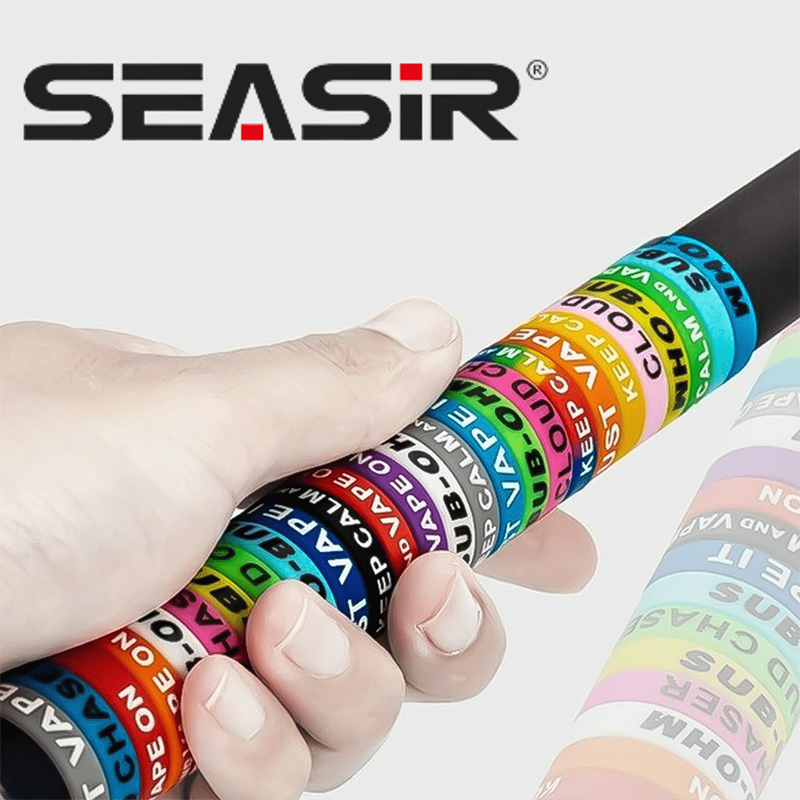 SEASIR 10pcs Fishing Rod Clip  - Vape Band Silicone recension och pris
