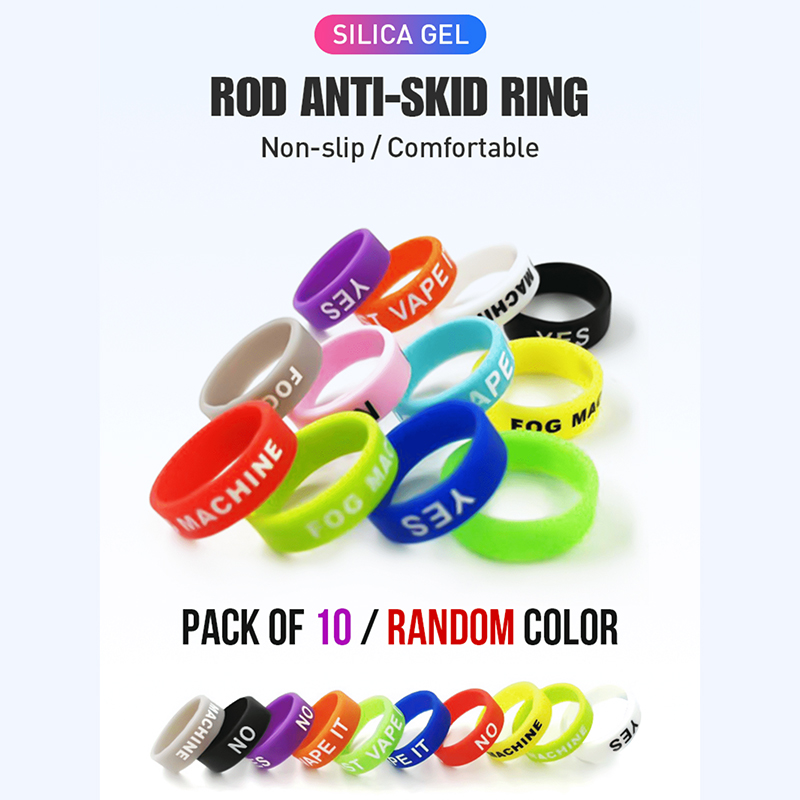 SEASIR 10pcs Fishing Rod Clip  - Vape Band Silicone recension och pris