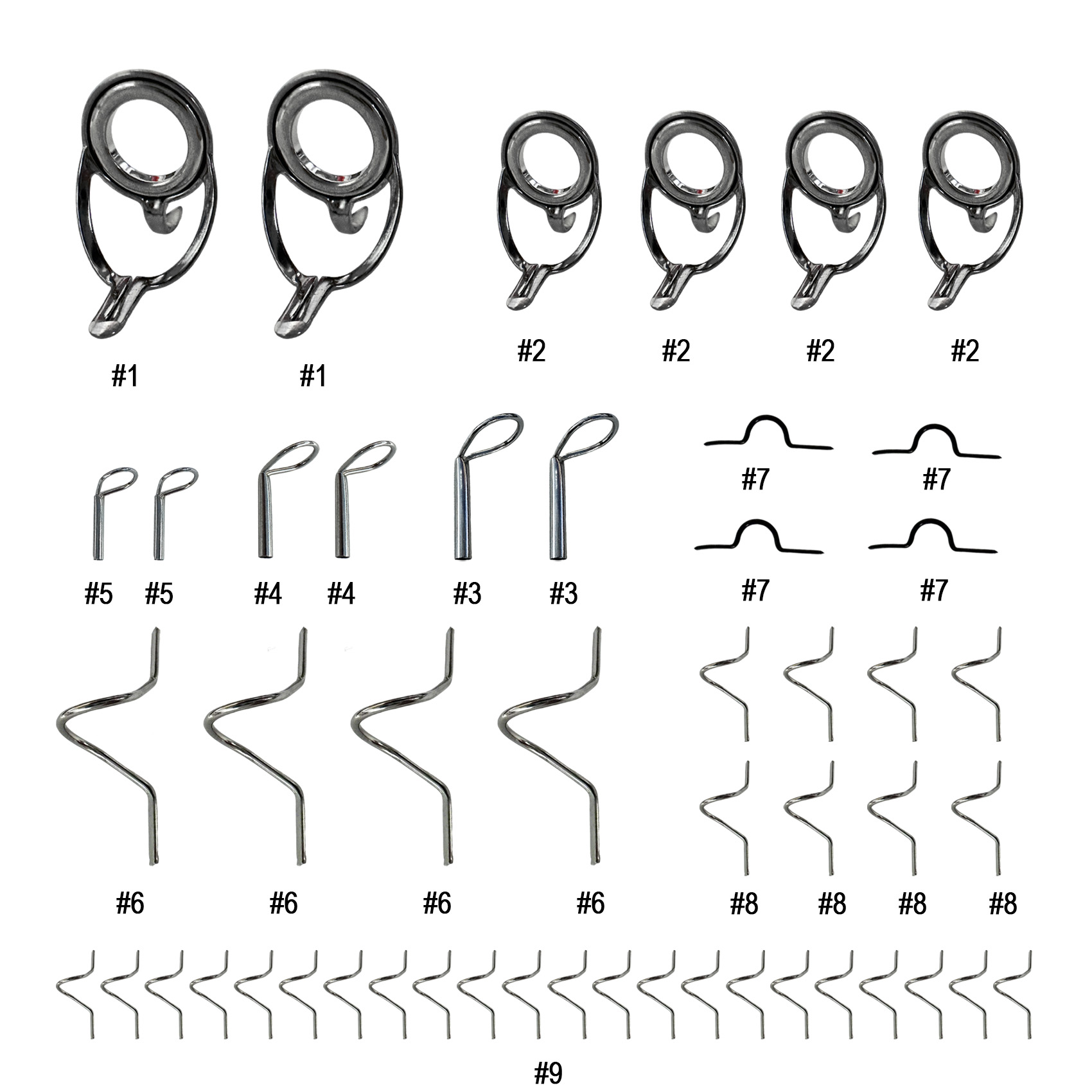 Fishing Rod Guide Repair Kit S - Mesh Coil Strip recension och pris