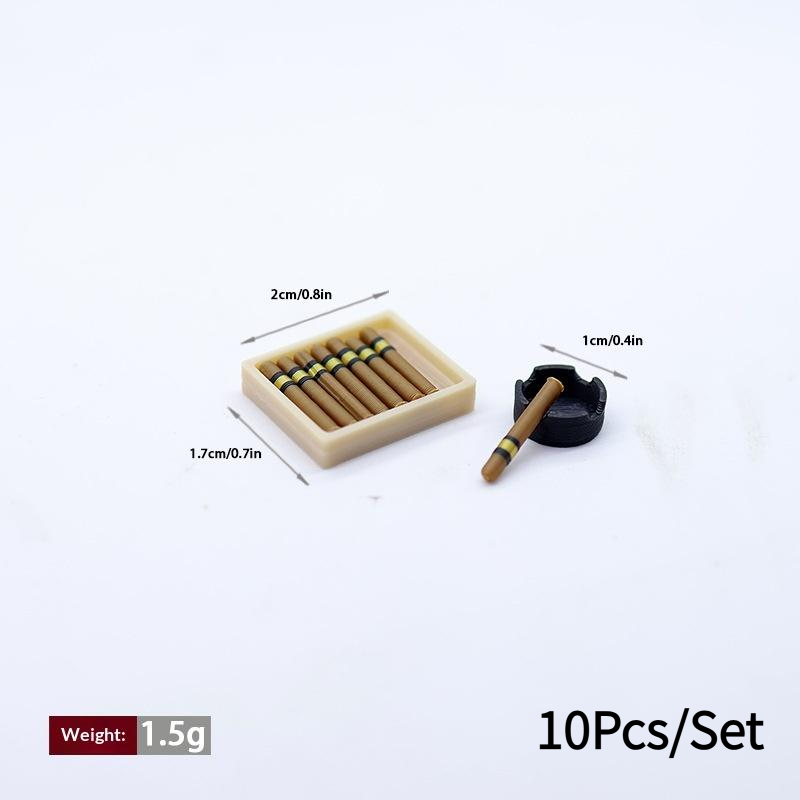 10Pcs Pretend Play Toys 1/12 D - Vape Decoration recension och pris