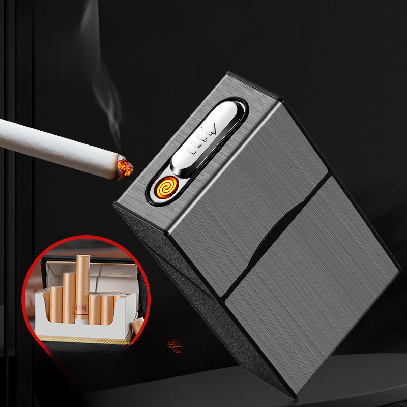 2 In 1 20 Cigarette Case Light - Accessories Experts Vape recension och pris