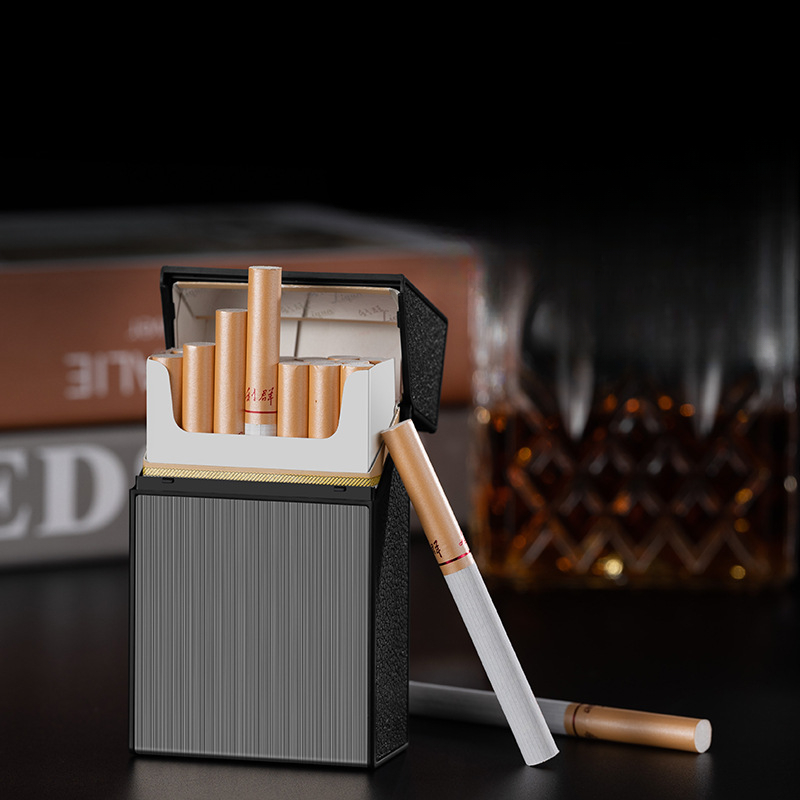 2 In 1 20 Cigarette Case Light - Accessories Experts Vape recension och pris