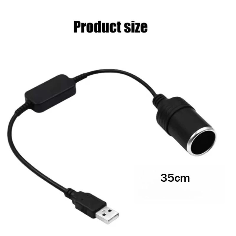 5V 2A USB To 12V Cigarette Lig - Accessories Experts Vape recension och pris