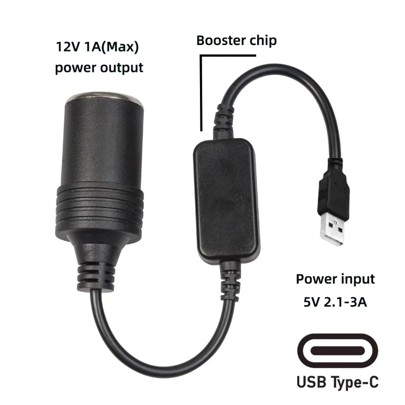 5V 2A USB To 12V Cigarette Lig - Accessories Experts Vape recension och pris