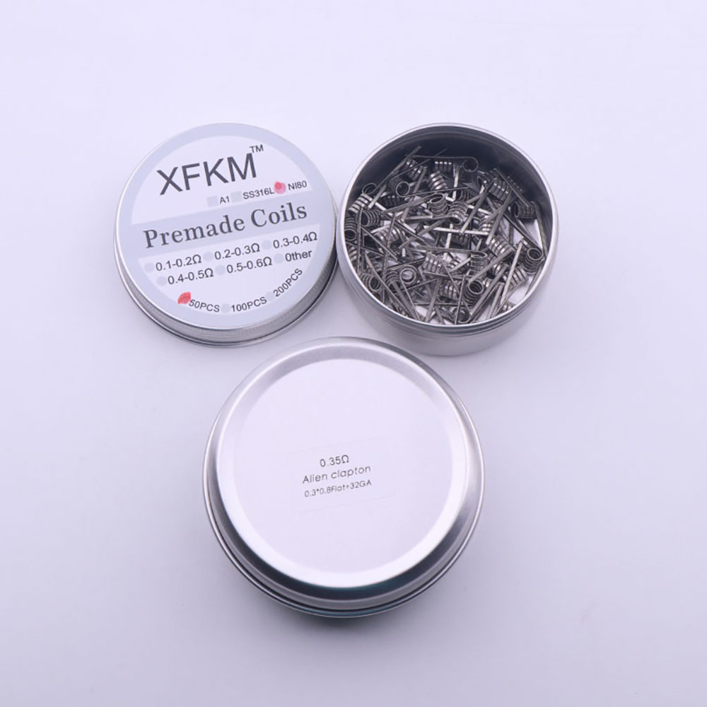 NI80 50/100 PreBuilt Inner Dia - Clapton Wire Pre Built recension och pris
