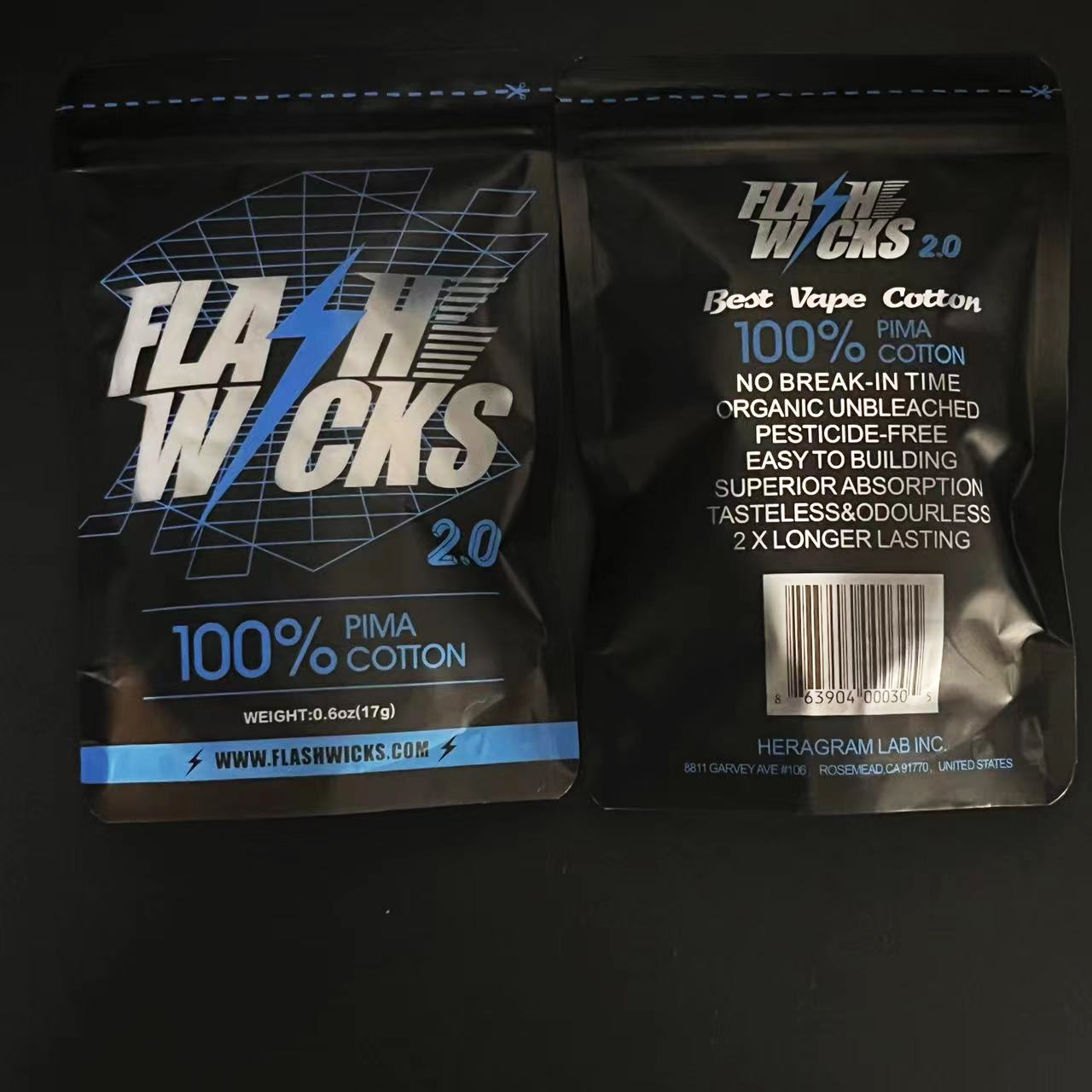 1Pack Flash Cotton Wicks 100%  - Cotton Wick Organic recension och pris