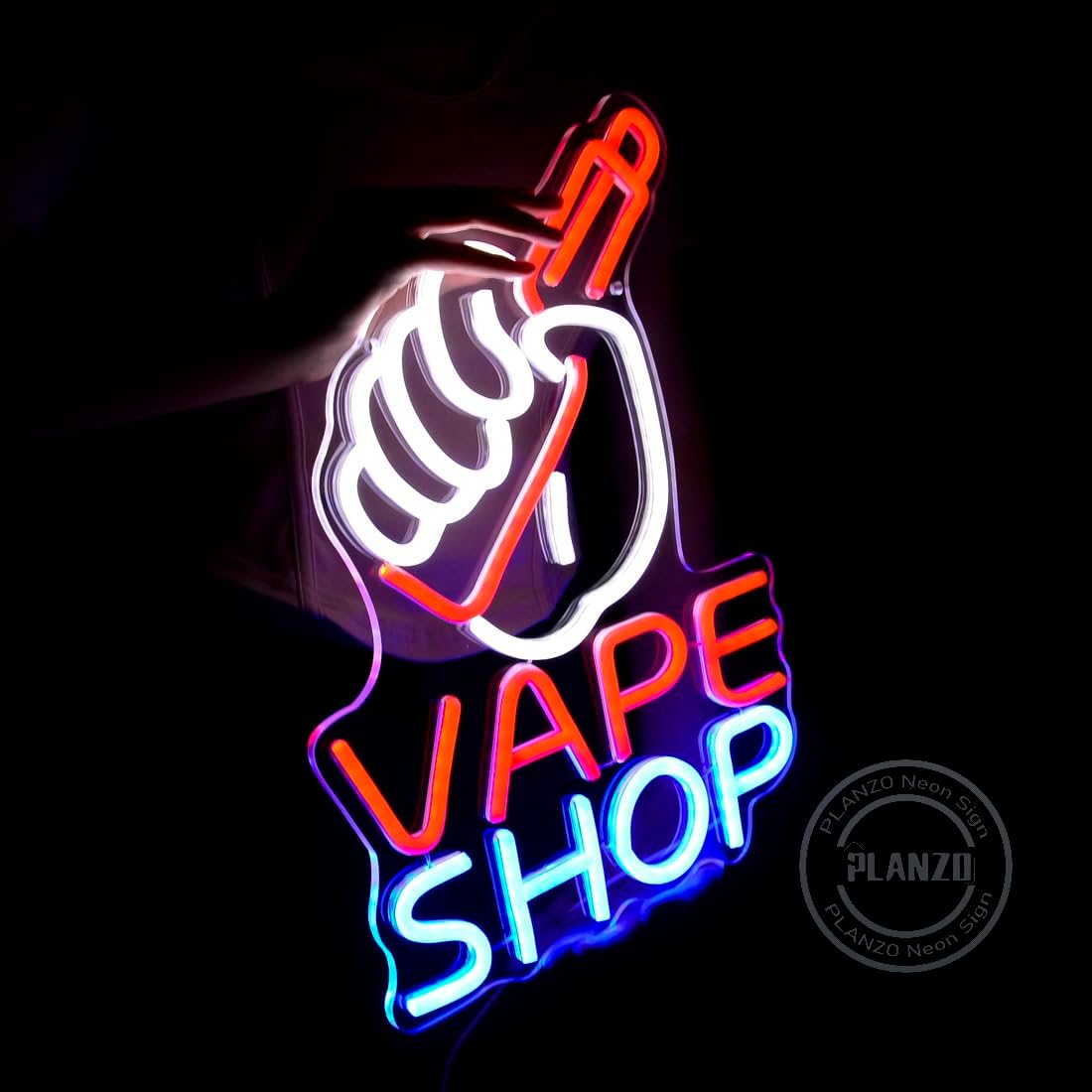 VAPE Shop Neon Sign for Smoke  - Vaping Store recension och pris