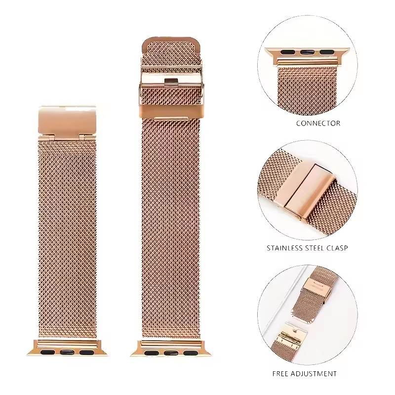 Milanese Loop Band for Apple W - Mesh Coil Strip recension och pris