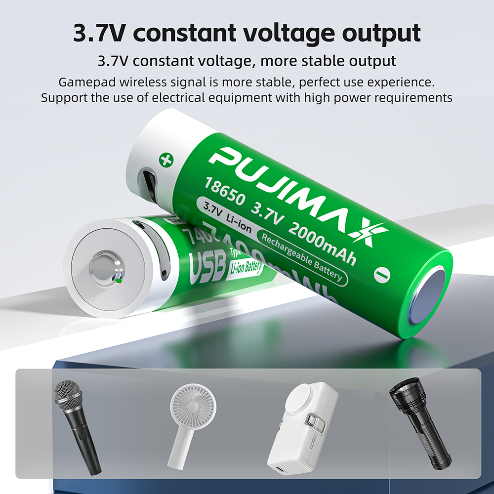 PUJIMAX 1-24pcs 18650 Battery  - Vape Battery 18650 recension och pris