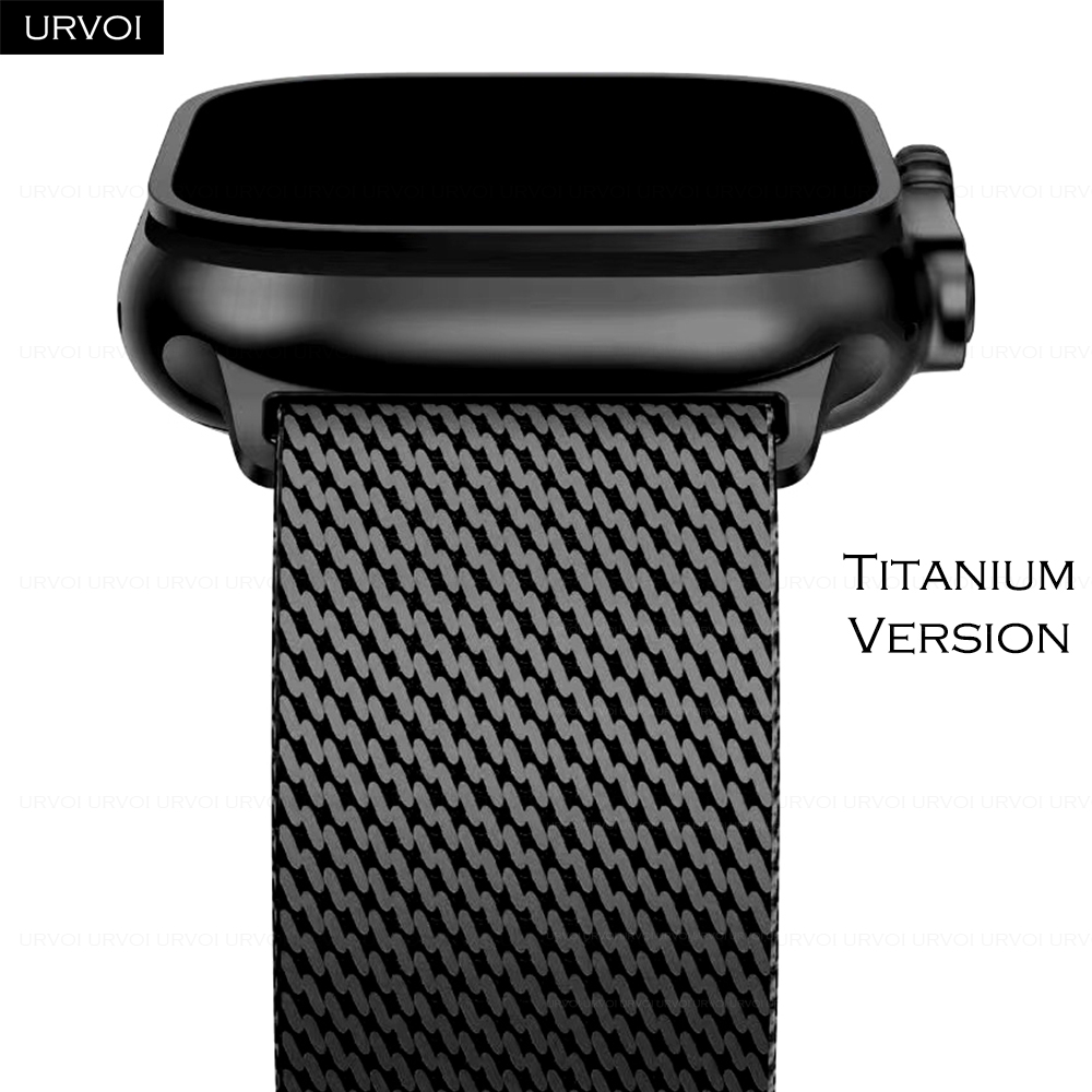 URVOI Titanium Milanese loop f - Mesh Coil Strip recension och pris