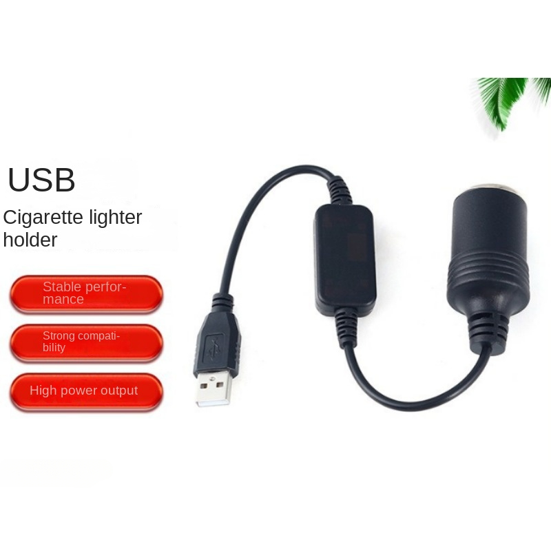 1pc 5V 2A USB To 12V Cigarette - Accessories Experts Vape recension och pris